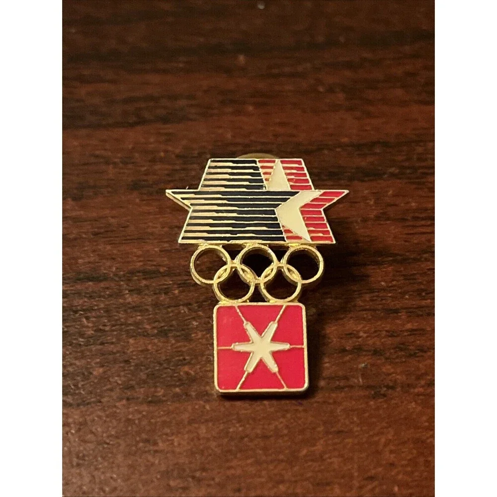 1984 Los Angeles Olympics Pacific Telesis Lapel Hat Pin‎